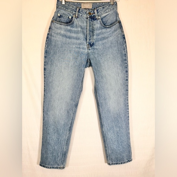 Everlane Blue Straight Jeans Classic Style - Picture 1 of 13
